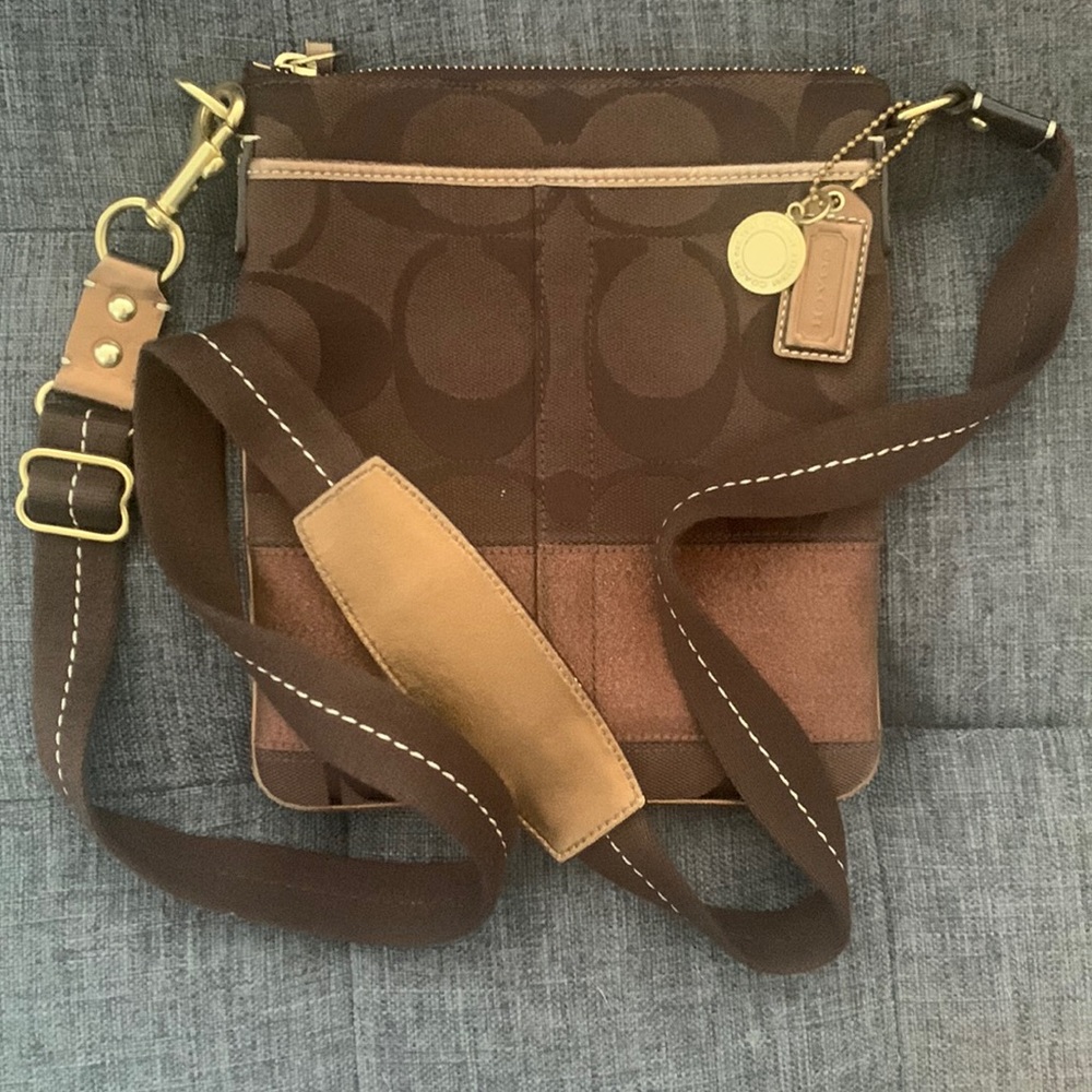 Brown Coach Crossbody Bag